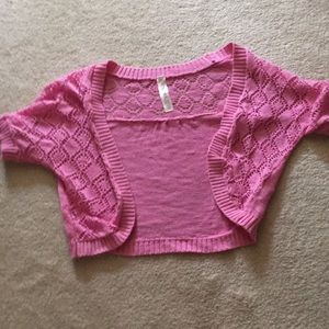 Kids-pink cardigan